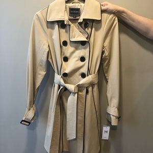 Brand new guess trench coat